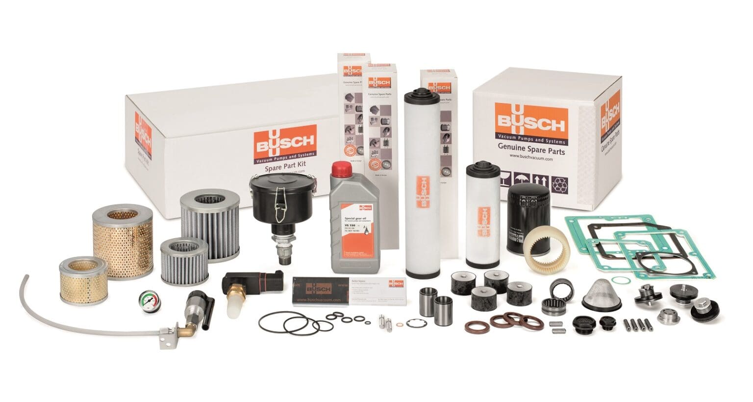 Busch Spare Parts - Genuine Parts for Vacuum Pumps and Systems